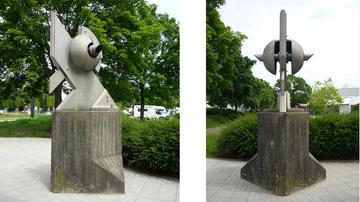 Gladiatorenhelm/ Abstrakter Vogel